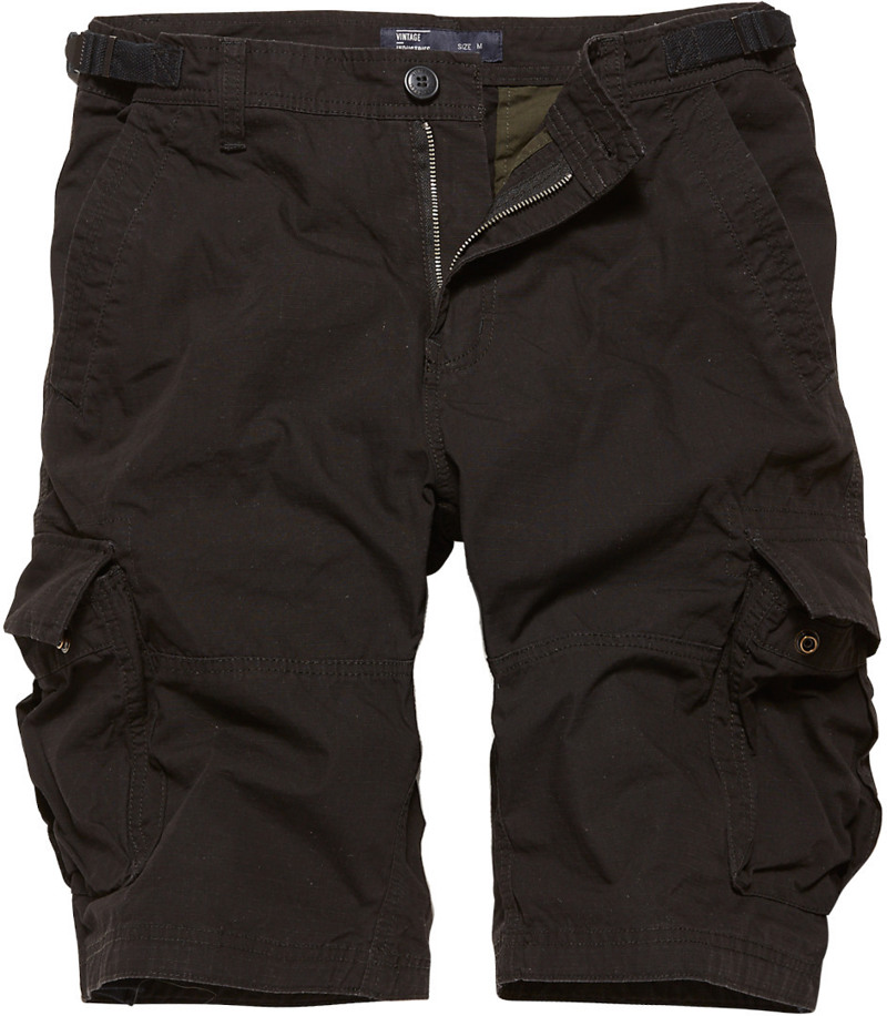 Vintage Industries Terrance Cargo Shorts-black
